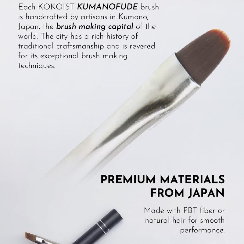 variety of nail art brushes including fine detail brushes and shader brushes