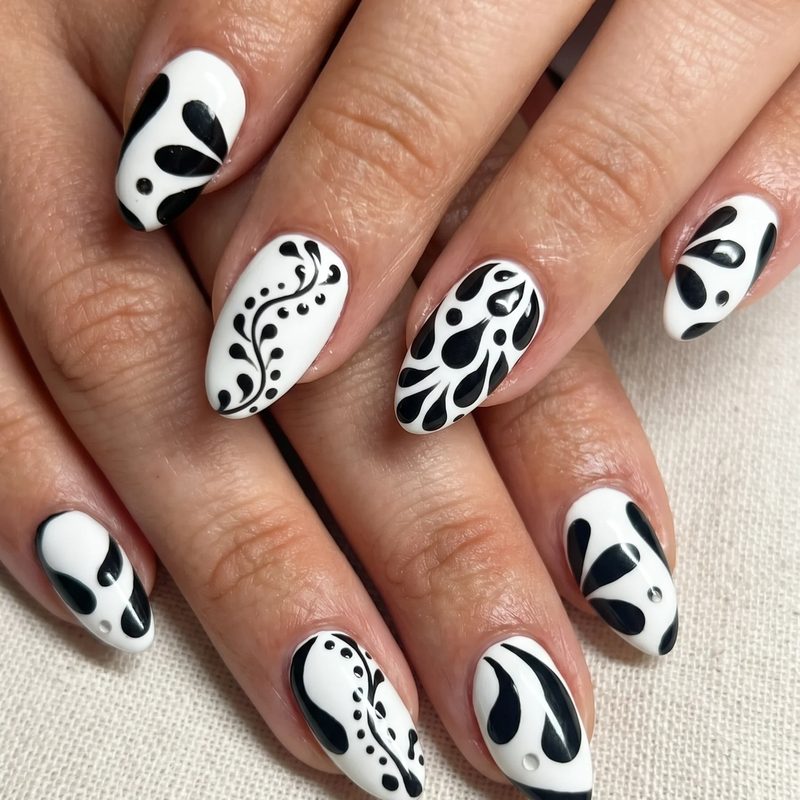 Black Nail Art Designs for Short Nails: Chic & Stylish Ideas