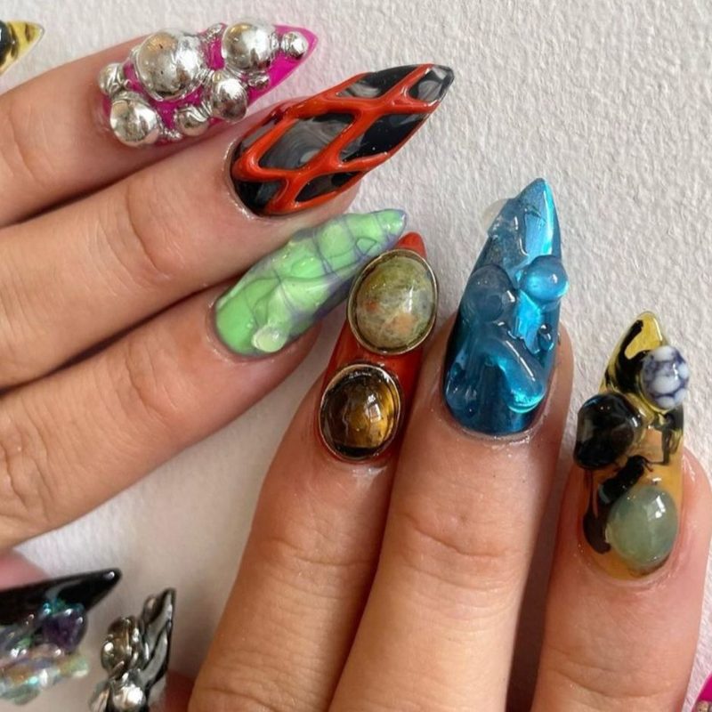 care tips for maintaining simple 3d nail art designs manicure