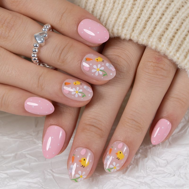 easy nail designs for spring