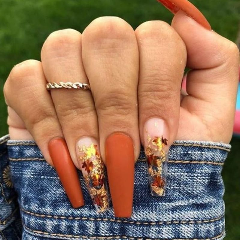 fall designs for acrylic nails