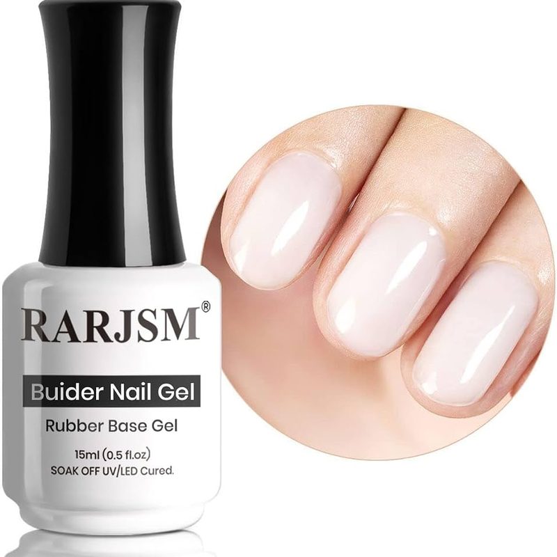 hand applying cuticle oil to white base nails for nail care