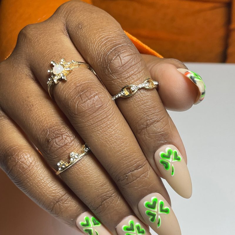 irish nail designs simple