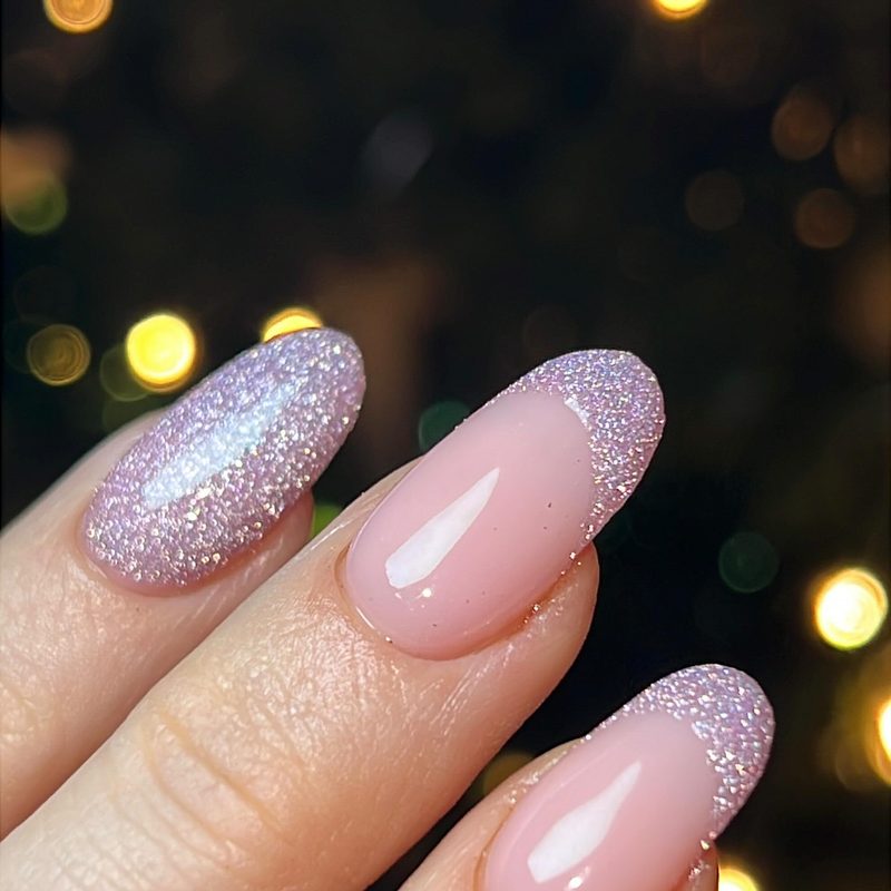 neon purple nail designs
