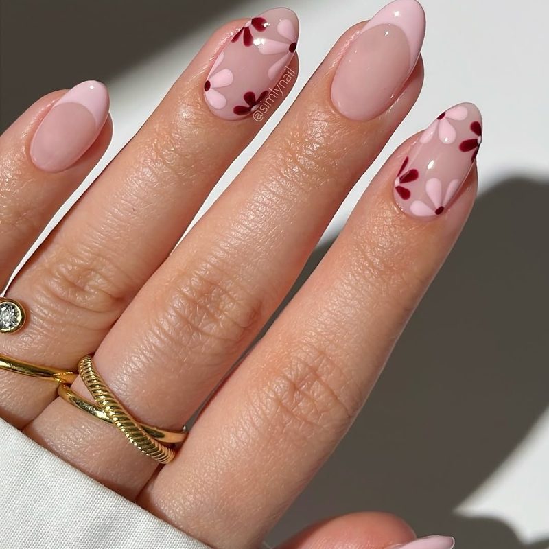 nude nail polish designs