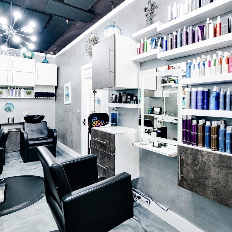 organized nail salon storage solutions optimized for small space salon design