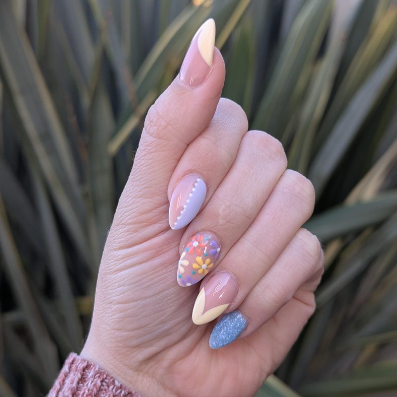 pastel spring nail designs