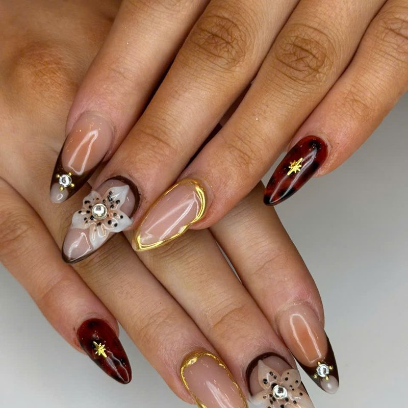 simple 3d nail art designs