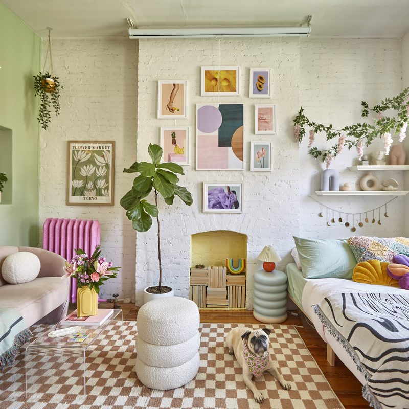 Small nail salon featuring smart salon layout ideas with compact furniture