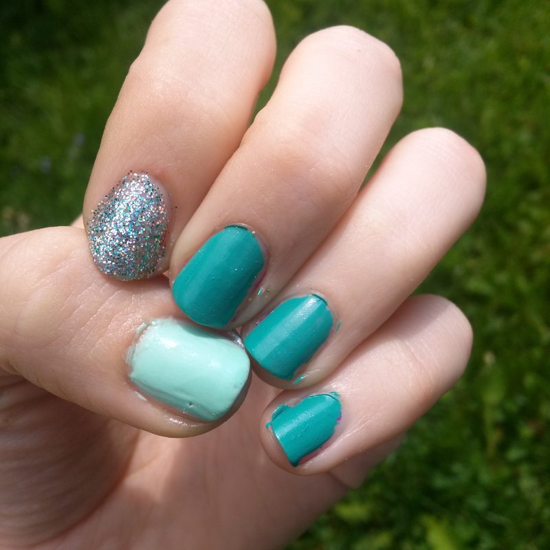 three color nail designs
