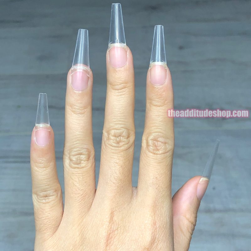 care routine for coffin nails including moisturizing and protective gloves