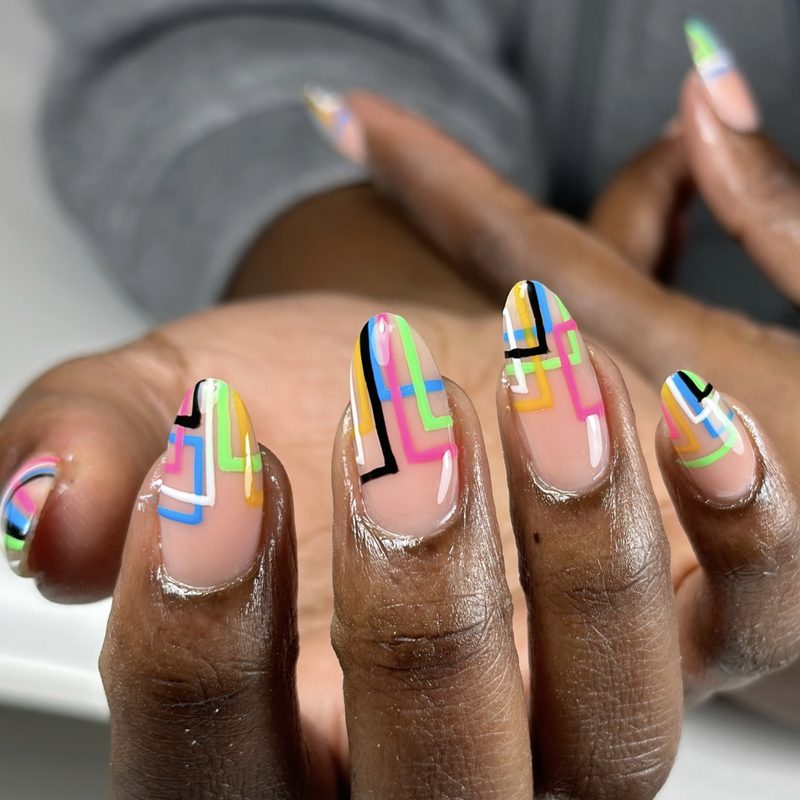 neon nail design ideas